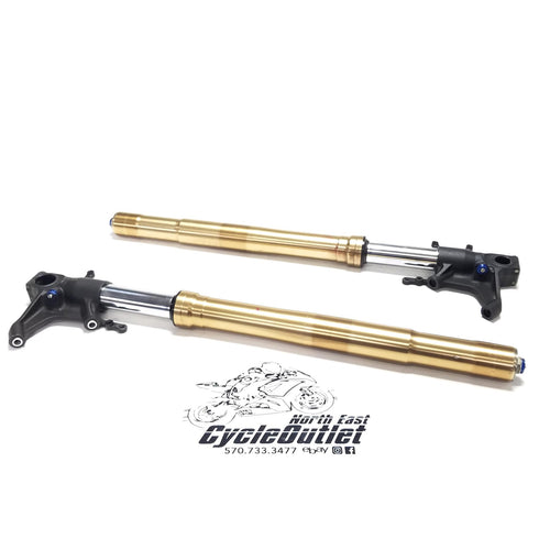 08-09 GSXR750 GSXR600 GSXR 750 600 OEM FRONT FORKS SHOCK SUSPENSION SET PAIR