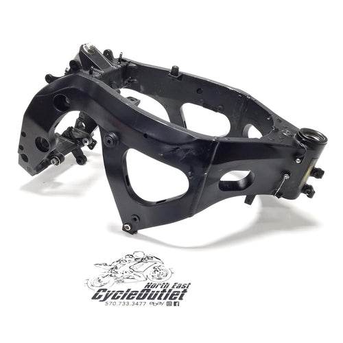 08-09 GSXR750 GSXR600 OEM MAIN FRAME CHASSIS 41100-02H10-YAP *PA SALVAGE CRACKED